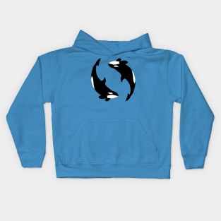 Orca pair Kids Hoodie